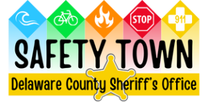 Logo for Safety Town program hosted by the Delaware County Sheriff's Office. 
